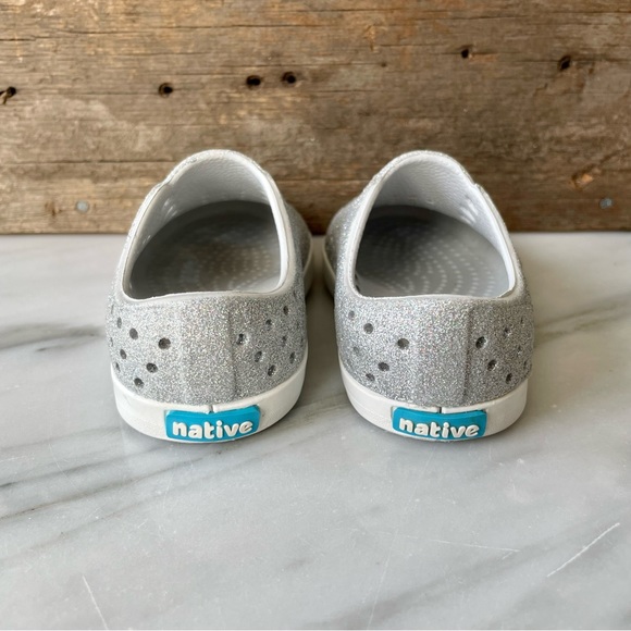Native Shoes•C9 (Child)•EUC•Jefferson Disco Bling•Embedded Silver Disco Glitter - Picture 15 of 16